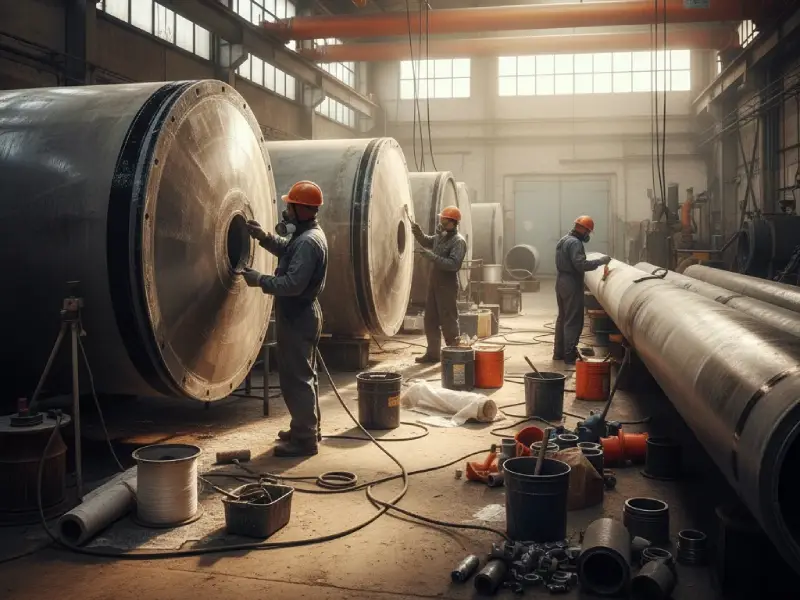 نقش تجهیزات کامپوزیتی و لاینینگ صنعتی در افزایش عمر مفید تأسیسات صنعتی